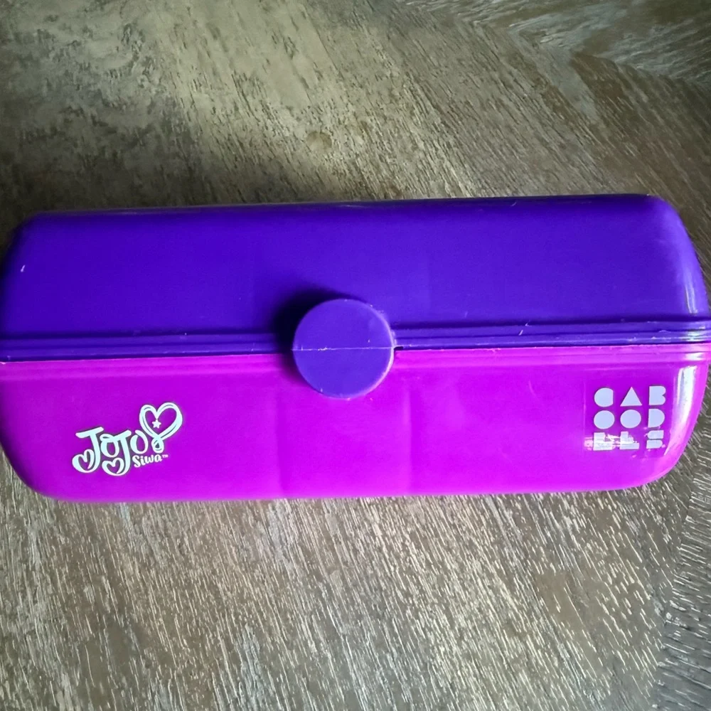 JoJo Siwa Purple caboodle small makeup case / kids carry case